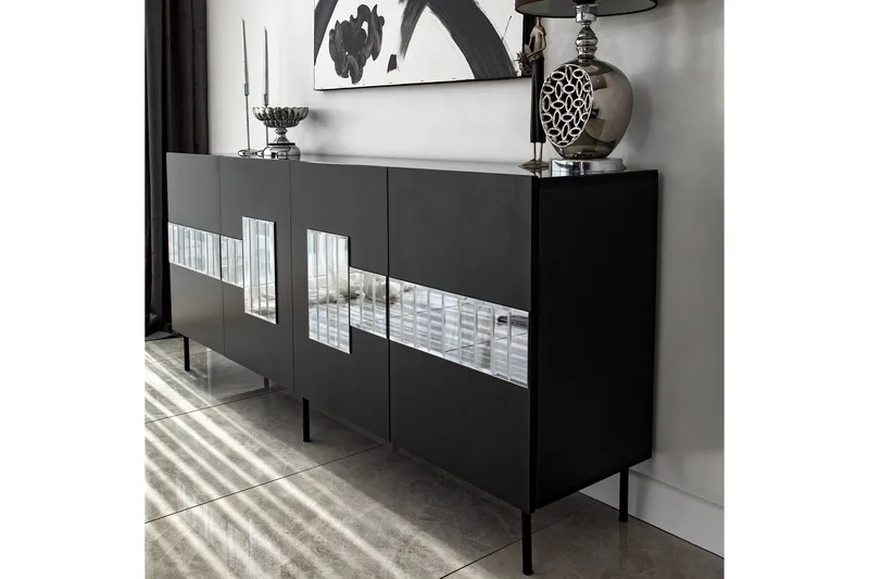 Djarhint Konsollbord 180 cm - Svart - Förvaring - Förvaringsmöbler - Sideboard & skänk