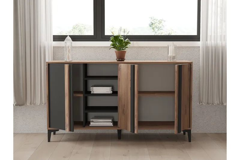 Dora Konsollbord 160 cm - Antracit - Förvaring - Förvaringsmöbler - Sideboard & skänk