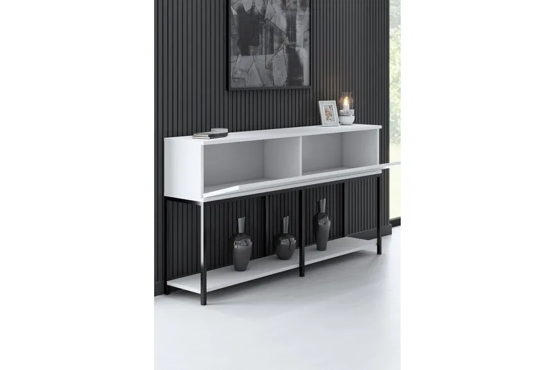 Dorlord Konsollbord 150 cm - Svart/Vit - Möbler - Bord & matgrupp - Avlastningsbord & sidobord - Konsolbord & hallbord
