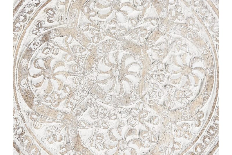 Drusilla Sidobord 45 cm - Ljust trä/Vit - Möbler - Bord & matgrupp - Avlastningsbord & sidobord - Brickbord & småbord