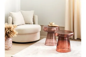 Dytto Sidobord 37 cm - Röd - Möbler - Bord & matgrupp - Avlastningsbord & sidobord - Lampbord & sidobord