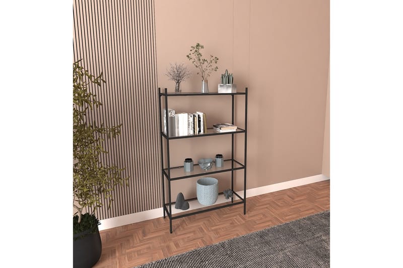 Edilberta Bokhylla 80 cm - Svart - Förvaring - Hylla - Bokhylla