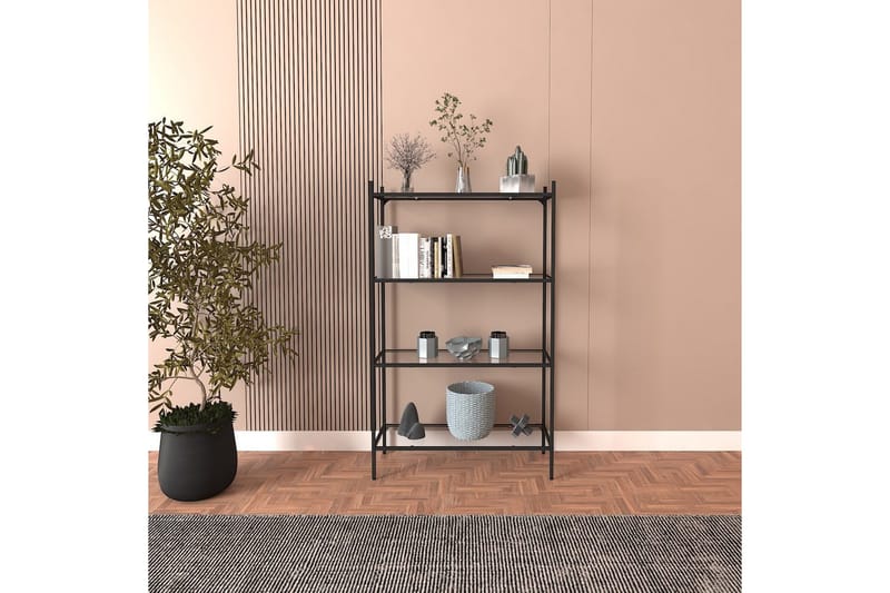 Edilberta Bokhylla 80 cm - Svart - Förvaring - Hylla - Bokhylla