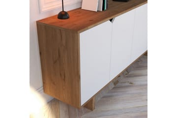 Edrion Konsollbord 180 cm - Vit/Natur - Möbler - Bord & matgrupp - Avlastningsbord & sidobord - Konsolbord & hallbord