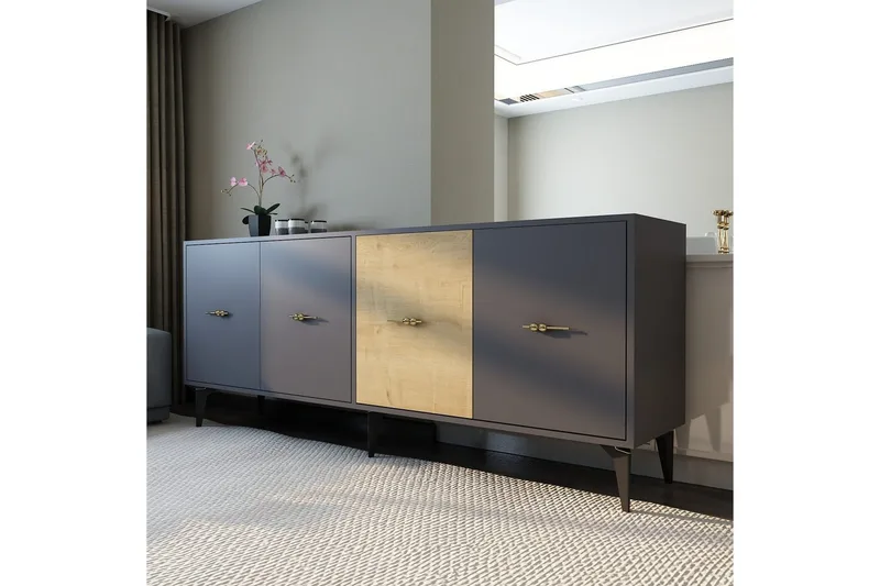 Elori Konsollbord 180 cm - Antracit - Möbler - Bord & matgrupp - Avlastningsbord & sidobord - Konsolbord & hallbord