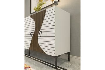 Elsta Konsollbord 150 cm - Vit/Mörkfärgat trä - Möbler - Bord & matgrupp - Avlastningsbord & sidobord - Konsolbord & hallbord