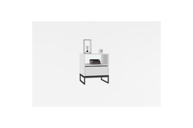 Elvarn Sängbord 51 cm - Vit - Möbler - Bord & matgrupp - Avlastningsbord & sidobord - Sängbord & nattduksbord