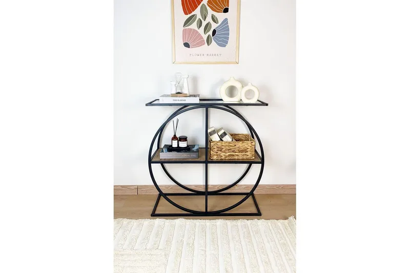 Ennuvolat Konsollbord 80 cm - Natur/Transparent - Möbler - Bord & matgrupp - Avlastningsbord & sidobord - Konsolbord & hallbord