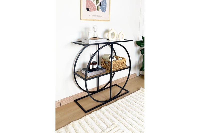 Ennuvolat Konsollbord 80 cm, Natur/Transparent