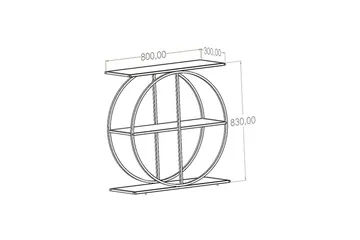 Ennuvolat Konsollbord 80 cm - Svart - Möbler - Bord & matgrupp - Avlastningsbord & sidobord - Konsolbord & hallbord
