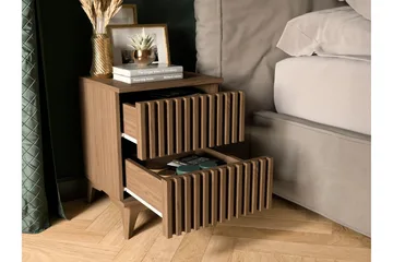 Entsian Sängbord 40 cm - Brun - Möbler - Bord & matgrupp - Avlastningsbord & sidobord - Sängbord & nattduksbord