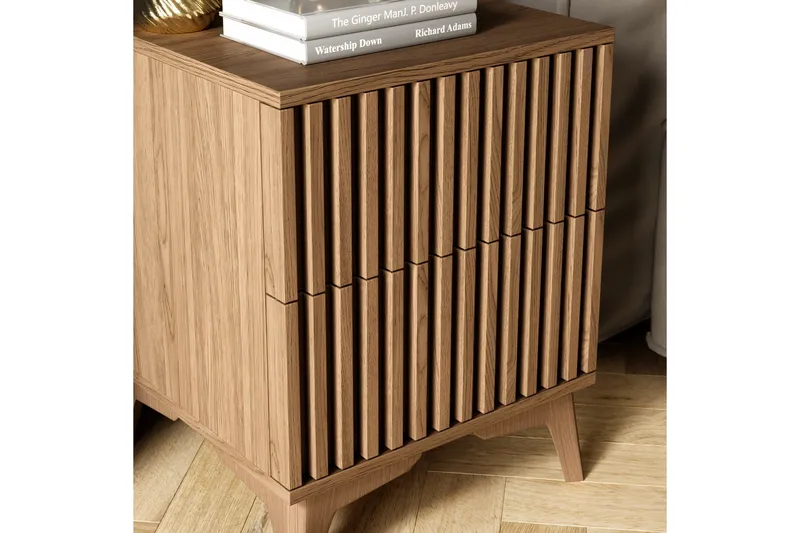 Entsian Sängbord 40 cm - Brun - Möbler - Bord & matgrupp - Avlastningsbord & sidobord - Sängbord & nattduksbord