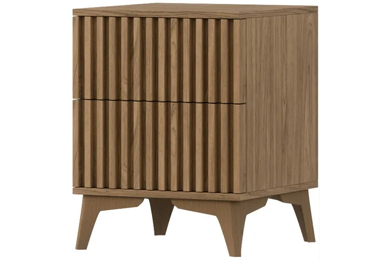 Entsian Sängbord 40 cm, Brun