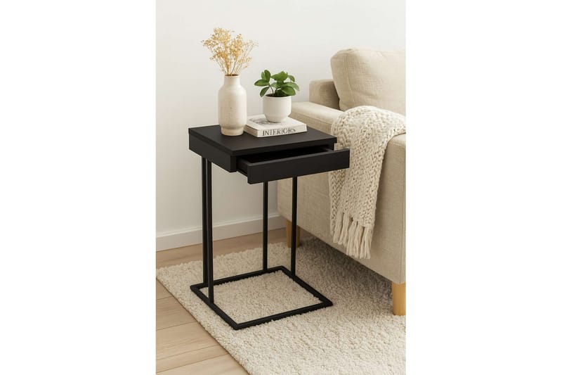 Erya Sidobord 42x120 cm - Svart - Möbler - Bord & matgrupp - Avlastningsbord & sidobord - Lampbord & sidobord