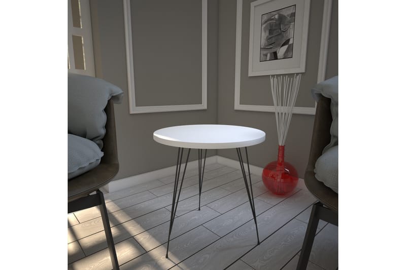 Falan Sidobord 40 cm - Vit - Möbler - Bord & matgrupp - Avlastningsbord & sidobord - Brickbord & småbord
