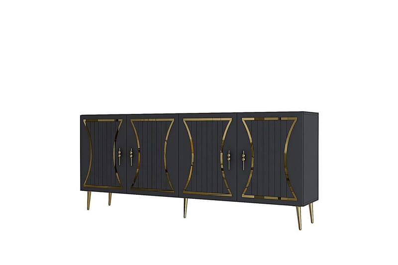 Falra Konsollbord 150 cm - Antracit/Guld - Möbler - Bord & matgrupp - Avlastningsbord & sidobord - Konsolbord & hallbord