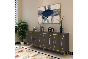 Falra Konsollbord 150 cm - Antracit/Guld - Möbler - Bord & matgrupp - Avlastningsbord & sidobord - Konsolbord & hallbord