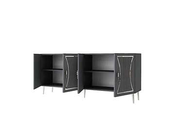 Falra Konsollbord 150 cm - Antracit/Silver - Möbler - Bord & matgrupp - Avlastningsbord & sidobord - Konsolbord & hallbord