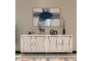 Falra Konsollbord 150 cm - Vit/Silver - Möbler - Bord & matgrupp - Avlastningsbord & sidobord - Konsolbord & hallbord