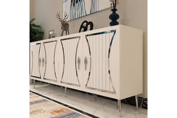 Falra Konsollbord 150 cm - Vit/Silver - Möbler - Bord & matgrupp - Avlastningsbord & sidobord - Konsolbord & hallbord