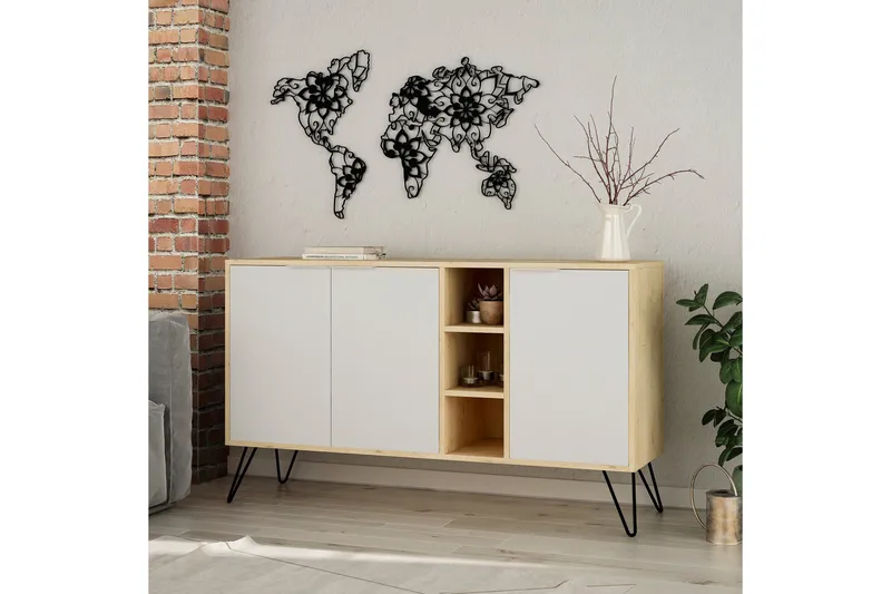 Fanthyttan Konsolbord - Brun/Vit - Möbler - Bord & matgrupp - Avlastningsbord & sidobord - Konsolbord & hallbord