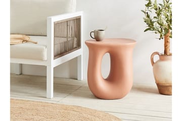 Farren Sidobord 28 cm - Orange - Möbler - Bord & matgrupp - Avlastningsbord & sidobord - Lampbord & sidobord