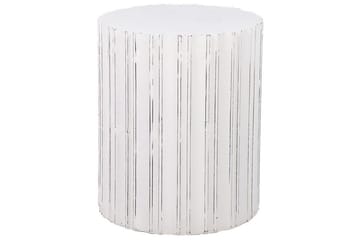 Farrimond Sidobord 45 cm - Vit - Möbler - Bord & matgrupp - Avlastningsbord & sidobord - Lampbord & sidobord