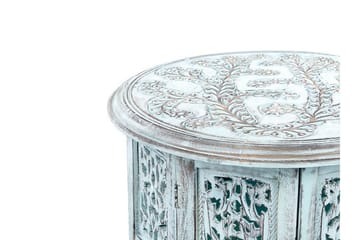 Favio Sidobord 45 cm - Blå - Möbler - Bord & matgrupp - Avlastningsbord & sidobord - Lampbord & sidobord