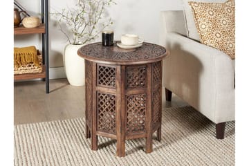 Fayola Sidobord 53 cm - Mörkt trä - Möbler - Bord & matgrupp - Avlastningsbord & sidobord - Brickbord & småbord