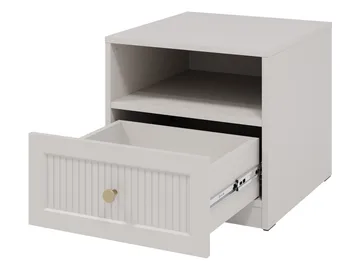 Fayric Sängbord 46 cm - Beige - Möbler - Bord & matgrupp - Avlastningsbord & sidobord - Sängbord & nattduksbord