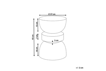 Felis Sidobord 37 cm - Röd - Möbler - Bord & matgrupp - Avlastningsbord & sidobord - Lampbord & sidobord