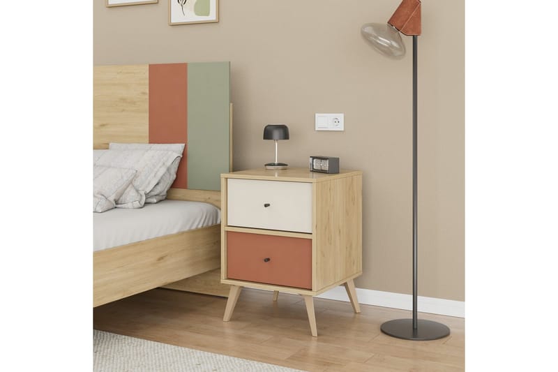 Felyra Sängbord 44 cm - Multifärgad - Möbler - Bord & matgrupp - Avlastningsbord & sidobord - Sängbord & nattduksbord
