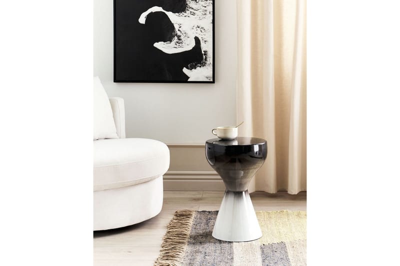 Filia Sidobord 30 cm - Svart/Vit - Möbler - Bord & matgrupp - Avlastningsbord & sidobord - Lampbord & sidobord