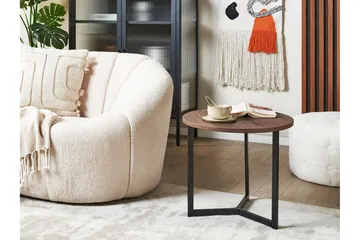 Filmore Sidobord 39 cm - Mörkt trä/Svart - Möbler - Bord & matgrupp - Avlastningsbord & sidobord - Brickbord & småbord