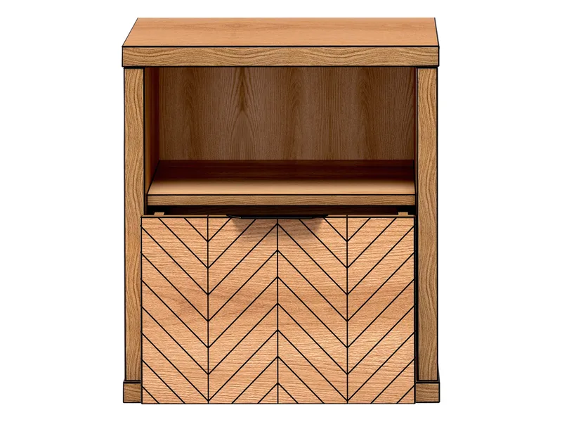 Fonti Sängbord 47 cm - Brun|svart - Möbler - Bord & matgrupp - Avlastningsbord & sidobord - Sängbord & nattduksbord