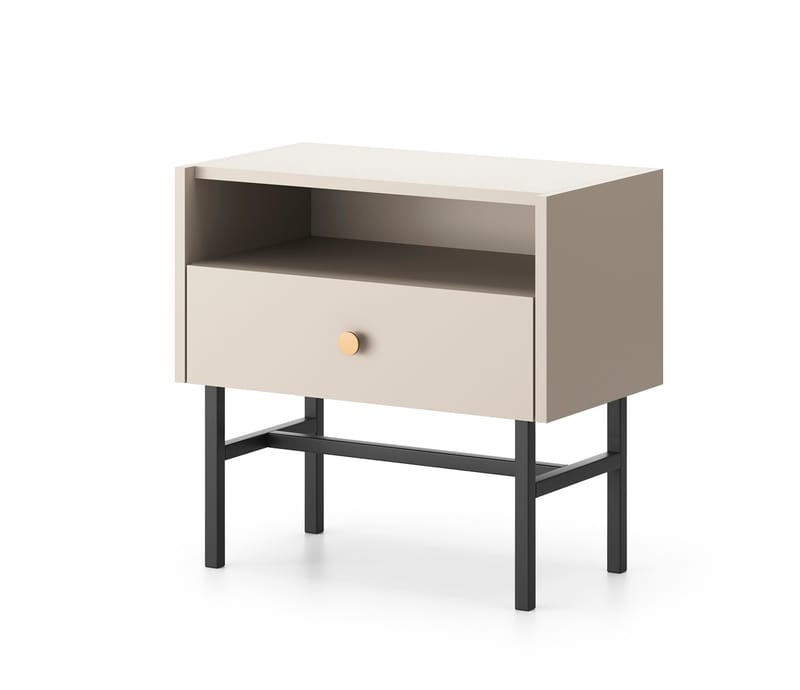 Francisca Sängbord 55 cm - Cashmere - Möbler - Bord & matgrupp - Avlastningsbord & sidobord - Sängbord & nattduksbord