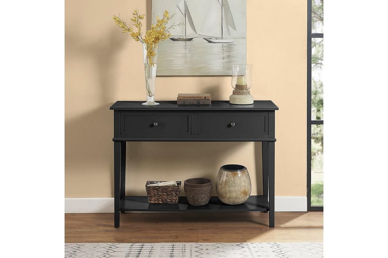 Franklin Konsollbord 104 cm Svart - Dorel Home - Möbler - Bord & matgrupp - Avlastningsbord & sidobord - Konsolbord & hallbord