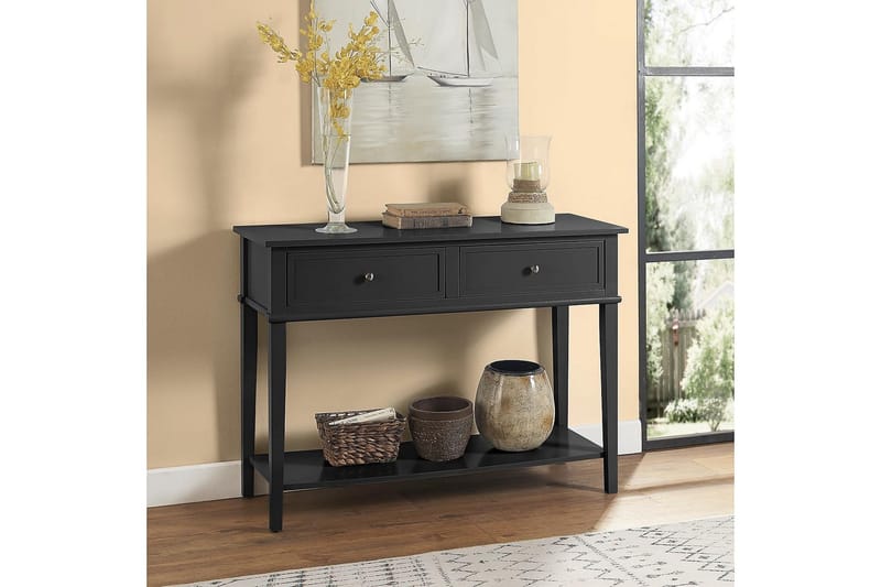 Franklin Konsollbord 104 cm Svart - Dorel Home - Möbler - Bord & matgrupp - Avlastningsbord & sidobord - Konsolbord & hallbord