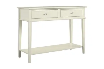 Franklin Konsollbord 104 cm Vit - Dorel Home - Möbler - Bord & matgrupp - Avlastningsbord & sidobord - Konsolbord & hallbord