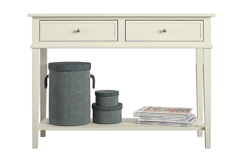 Franklin Konsollbord 104 cm Vit - Dorel Home - Möbler - Bord & matgrupp - Avlastningsbord & sidobord - Konsolbord & hallbord