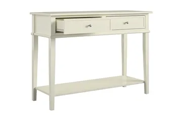 Franklin Konsollbord 104 cm Vit - Dorel Home - Möbler - Bord & matgrupp - Avlastningsbord & sidobord - Konsolbord & hallbord