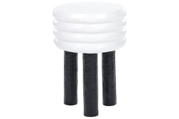 Fredrickson Sidobord 33 cm - Vit/Svart - Möbler - Bord & matgrupp - Avlastningsbord & sidobord - Lampbord & sidobord