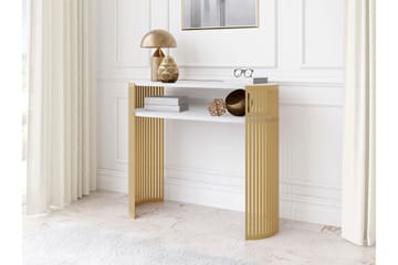 Friend Konsollbord 100 cm - Guld/Vit - Möbler - Bord & matgrupp - Avlastningsbord & sidobord - Konsolbord & hallbord