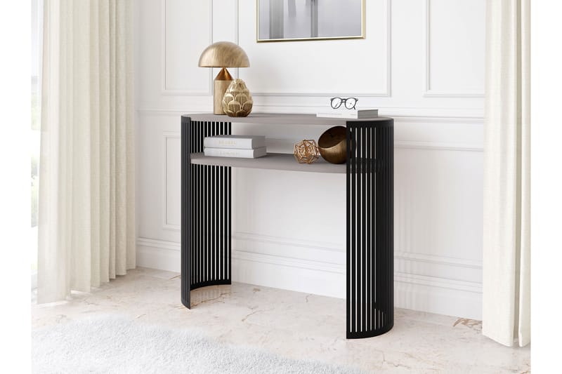 Friend Konsollbord 100 cm - Svart/Beige - Möbler - Bord & matgrupp - Avlastningsbord & sidobord - Konsolbord & hallbord