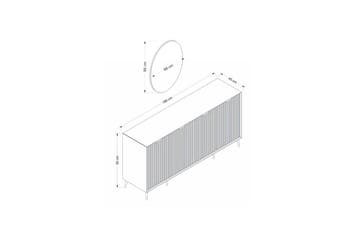 Fruitland Konsollbord 180 cm - Sand - Möbler - Bord & matgrupp - Avlastningsbord & sidobord - Konsolbord & hallbord