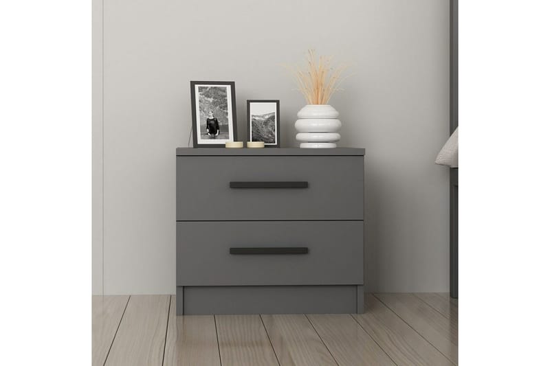 Fruitland Sängbord 50 cm - Antracit - Möbler - Bord & matgrupp - Avlastningsbord & sidobord - Sängbord & nattduksbord