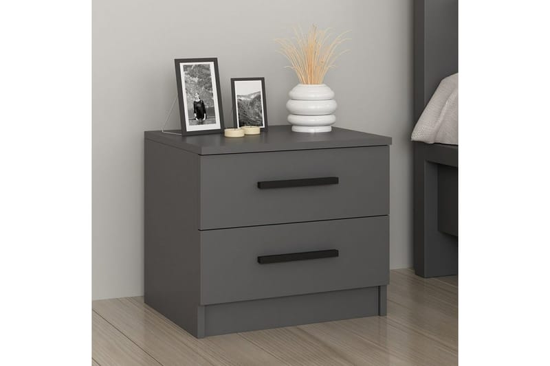 Fruitland Sängbord 50 cm - Antracit - Möbler - Bord & matgrupp - Avlastningsbord & sidobord - Sängbord & nattduksbord