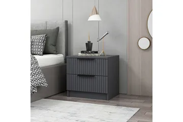 Fruitland Sängbord 50 cm - Antracit - Möbler - Bord & matgrupp - Avlastningsbord & sidobord - Sängbord & nattduksbord