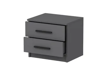 Fruitland Sängbord 50 cm - Antracit - Möbler - Bord & matgrupp - Avlastningsbord & sidobord - Sängbord & nattduksbord