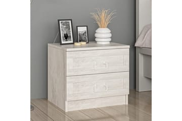 Fruitland Sängbord 54 cm - Vit - Möbler - Bord & matgrupp - Avlastningsbord & sidobord - Sängbord & nattduksbord